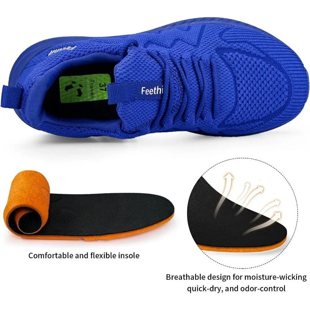 Lightweight Women's Slip-On Running & Tennis Shoes for Gym, Workout, Travel